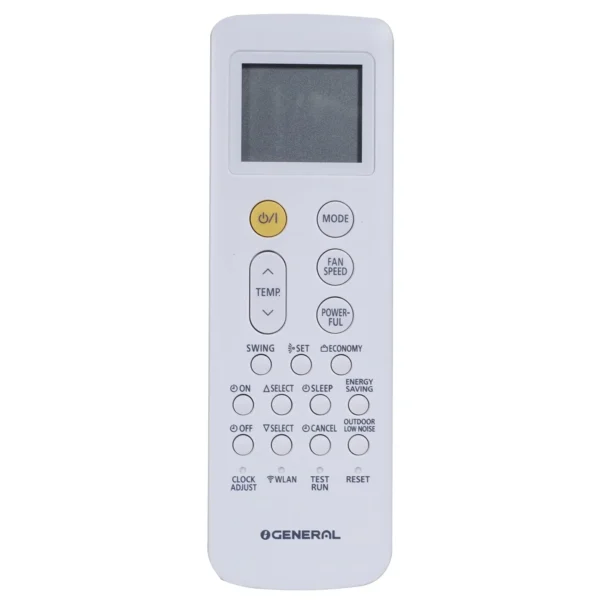 O'GENERAL SPLI AC ASGGCGTB REMOTE