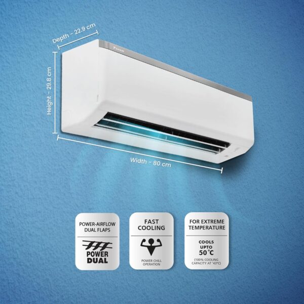 Daikin Split AC FTL Indoor Dimension