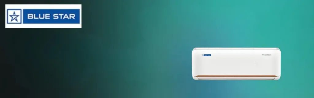 Blue Star inverter split AC with modern cooling technology India Caption