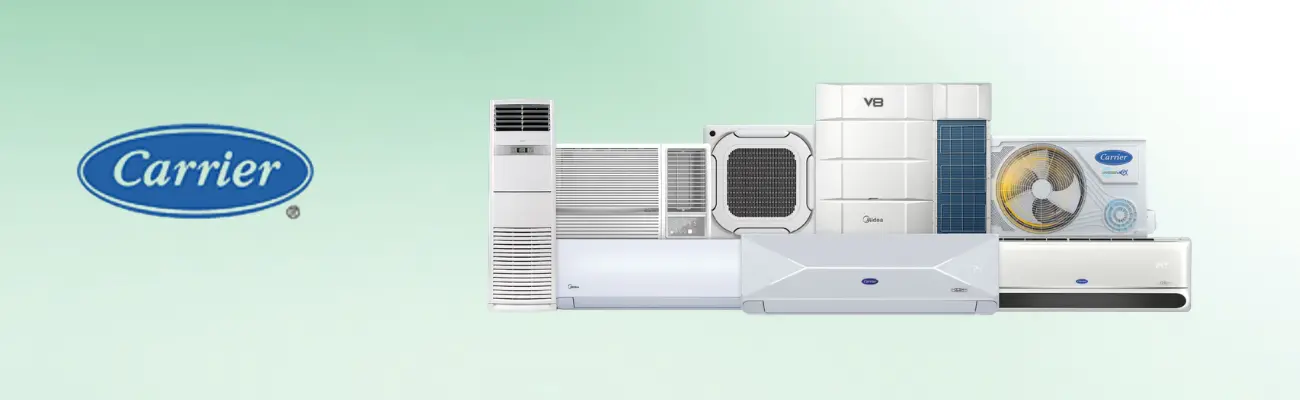 Carrier AC dealer in India for split and commercial systems