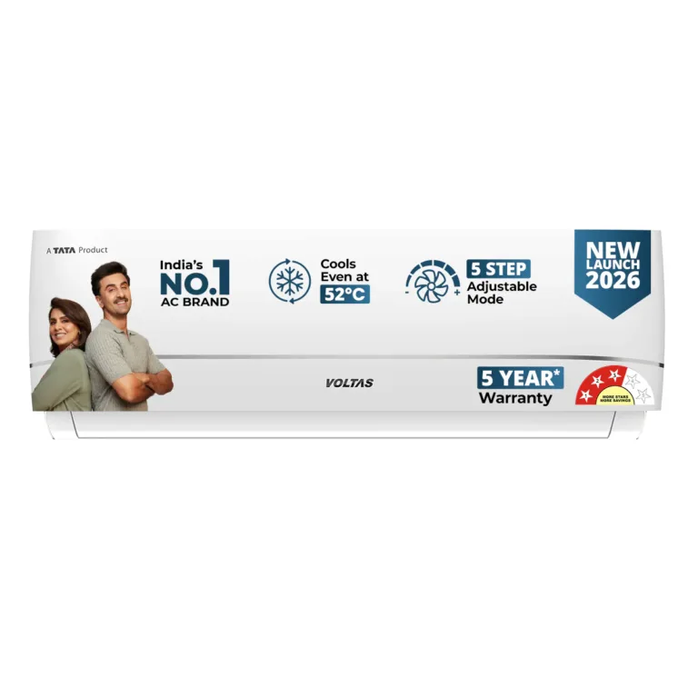 Voltas Split Air Conditioner, 1.5 Ton,3 Star - 183INV Vectra Zen Silver
