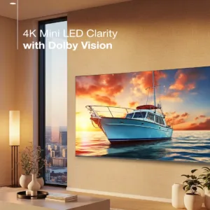 Sansui 219cm (86) Google TV QD-Mini LED (4K), HDR 10+, Dolby Vision,Dolby Atmos with 85W Speaker, Subwoofer & Tweeters (JSW86UGMQF)